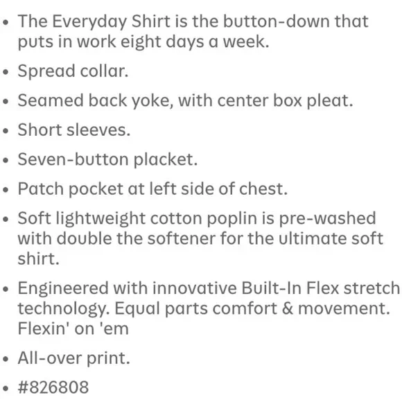 Old Navy Everyday Built-In Flex Pink Roses Preppy Short-Sleeve Shirt Size L - Picture 5 of 8